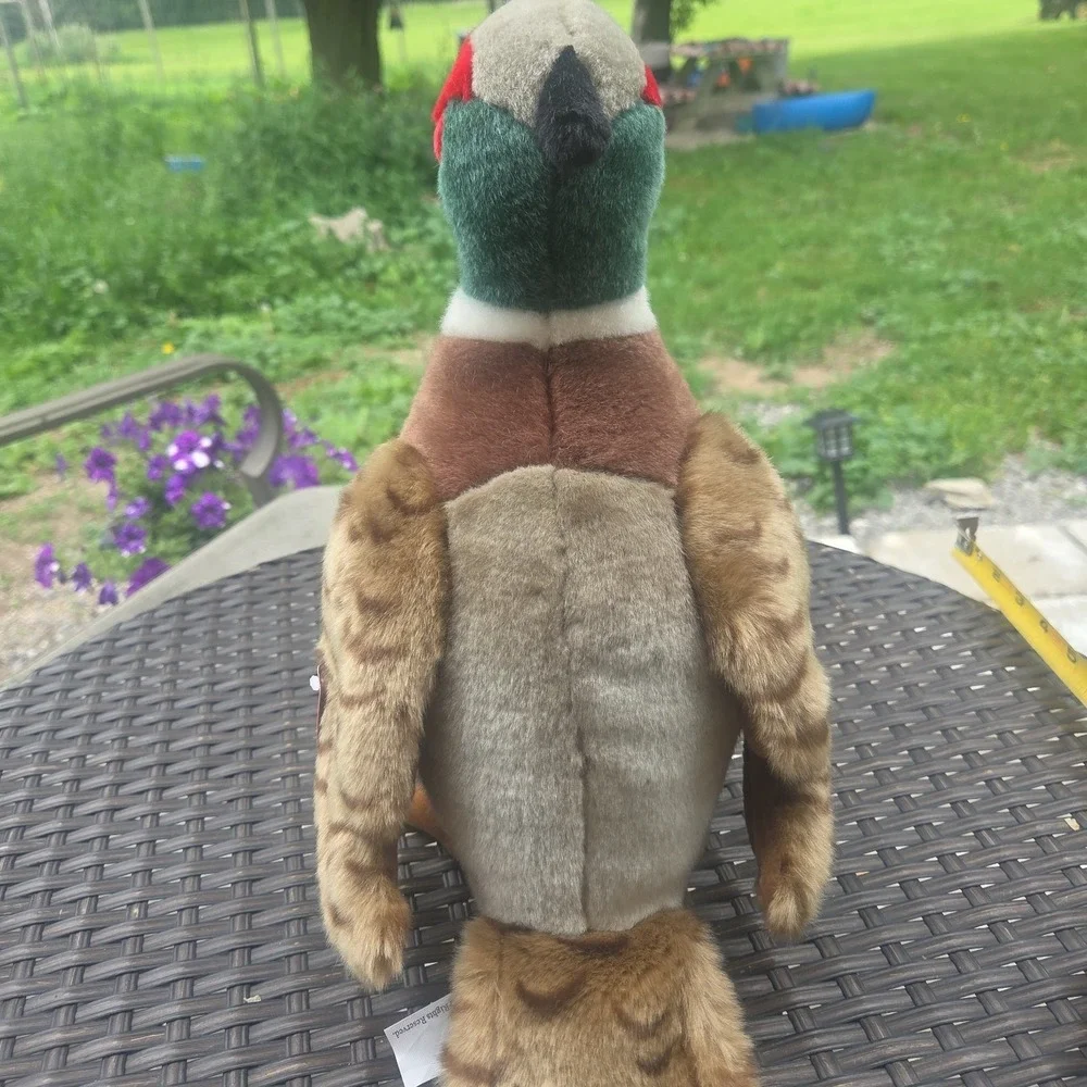 Cabin Critters 2002 Ring Neck Pheasant Plush Stuffed Animal Vintage Waterfowl